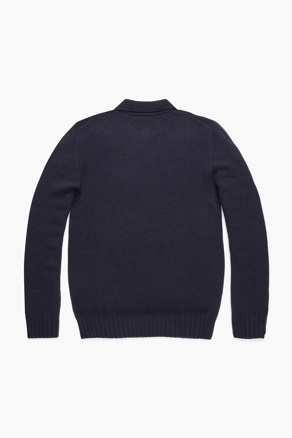 캐시미어 폴로 105 다크네이비 긴소매 니트