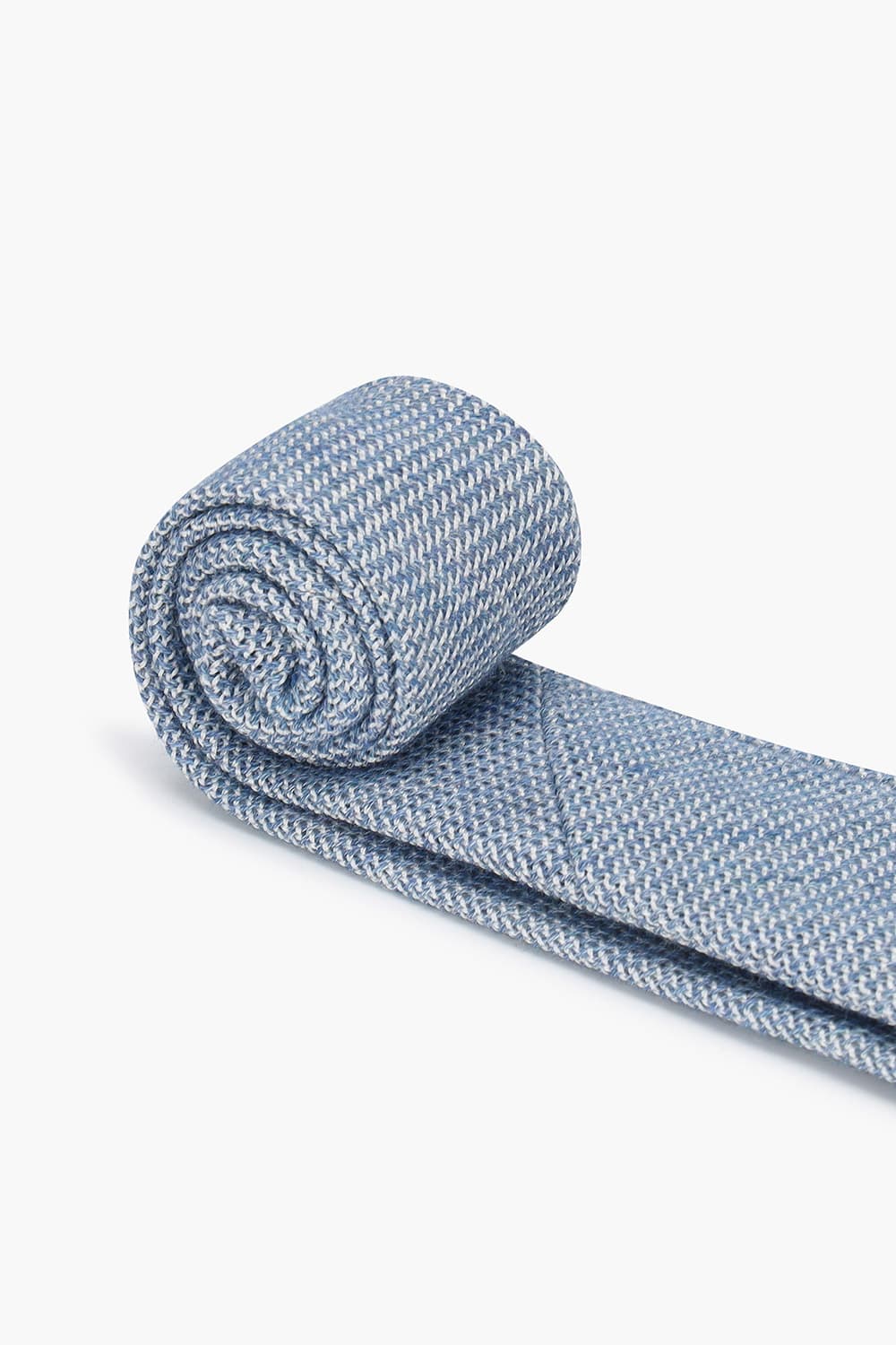 실크 혼방 베이직 407 라이트블루 넥타이