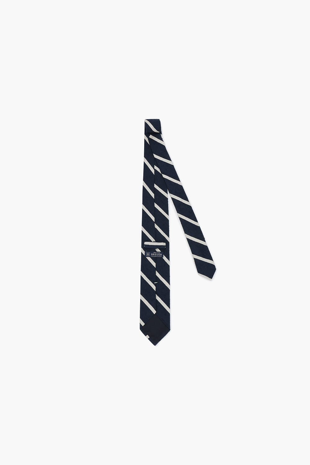 실크 스트라이프 310 다크네이비 넥타이