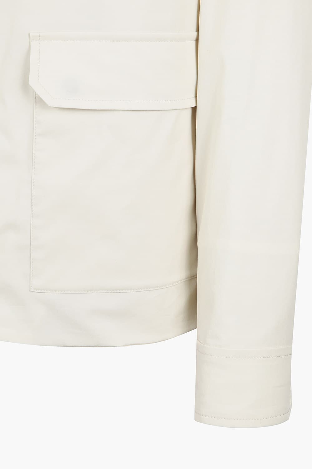 코튼 베이직 하이넥 803 아이보리 점퍼