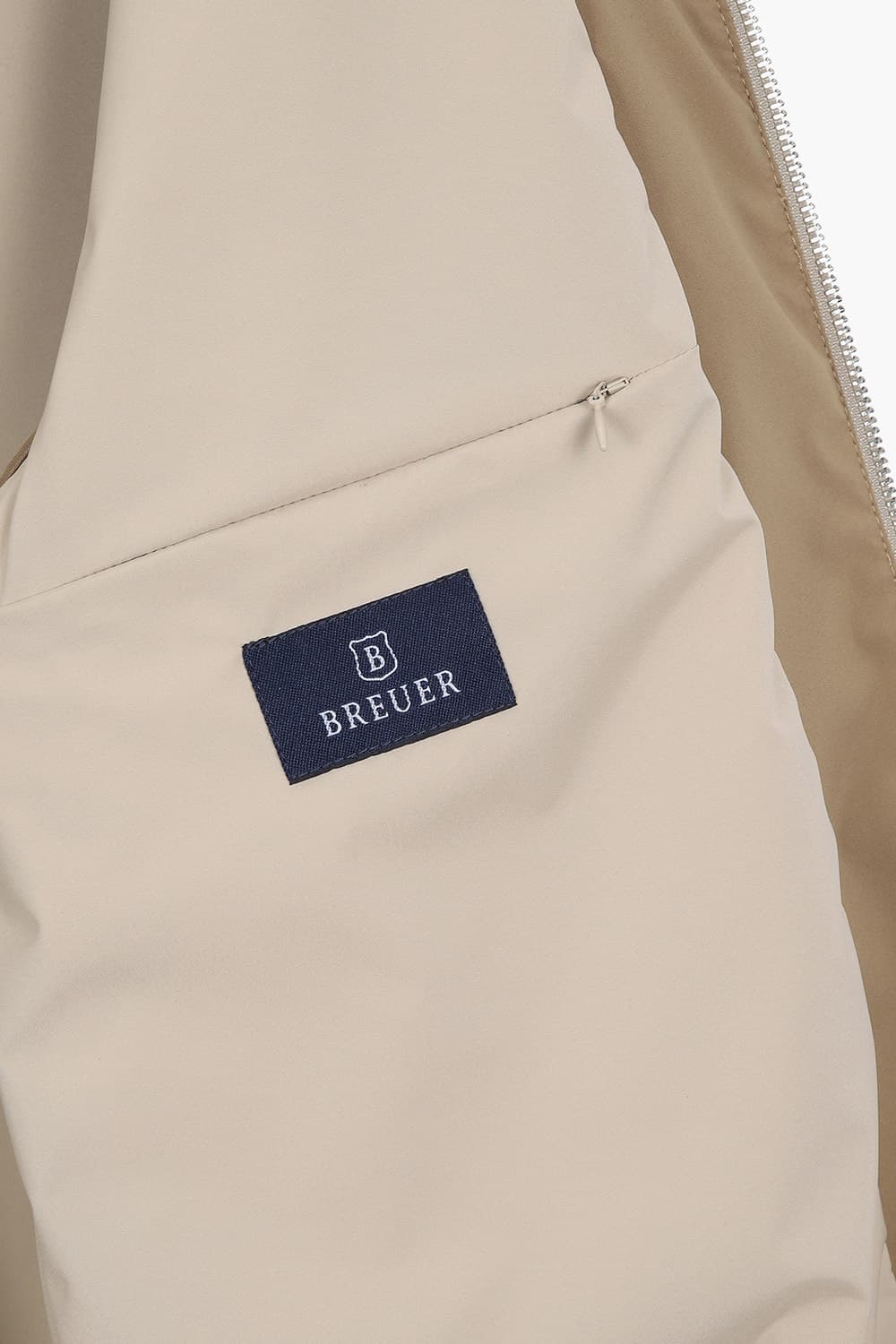 고트스킨 스웨이드 하이넥 블루종 801 브라운 점퍼