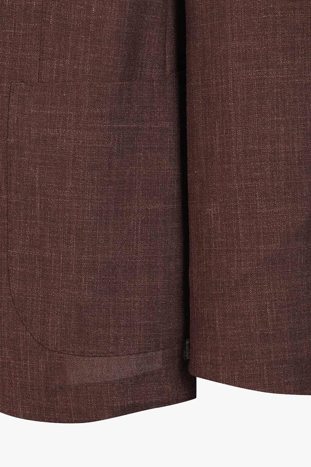 울 실크 혼방 로로피아나 806 레드브라운 테일러드 자켓