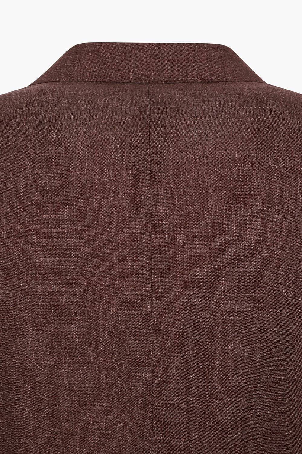 울 실크 혼방 로로피아나 806 레드브라운 테일러드 자켓