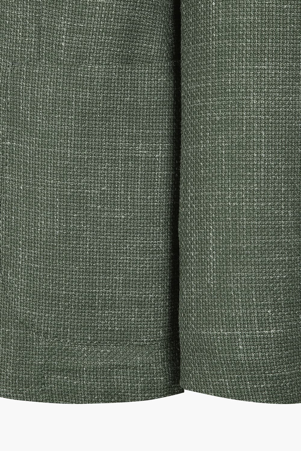 울 실크 혼방 로로피아나 805 그린 테일러드 자켓