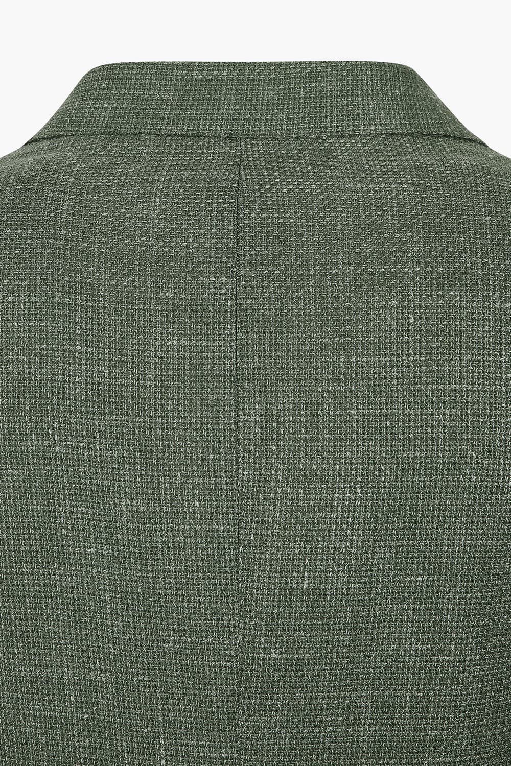 울 실크 혼방 로로피아나 805 그린 테일러드 자켓