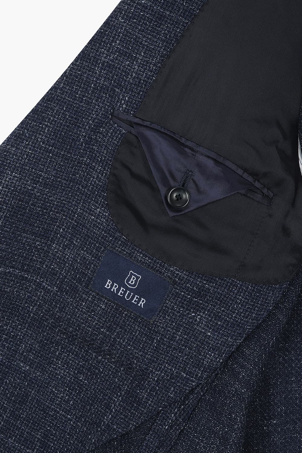 울 실크 혼방 로로피아나 805 다크네이비 테일러드 자켓