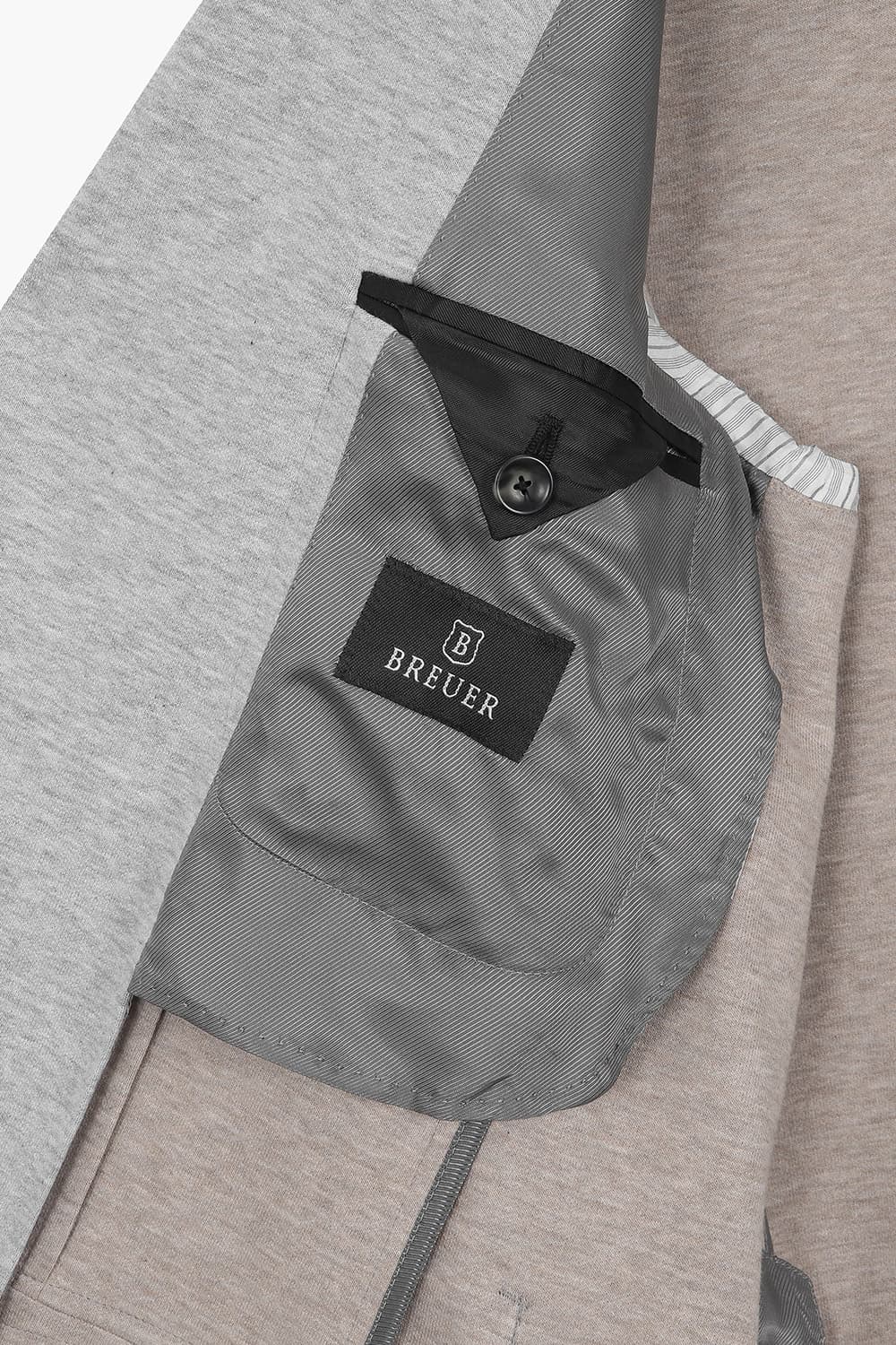 코튼 베이직 801 라이트그레이 테일러드 자켓