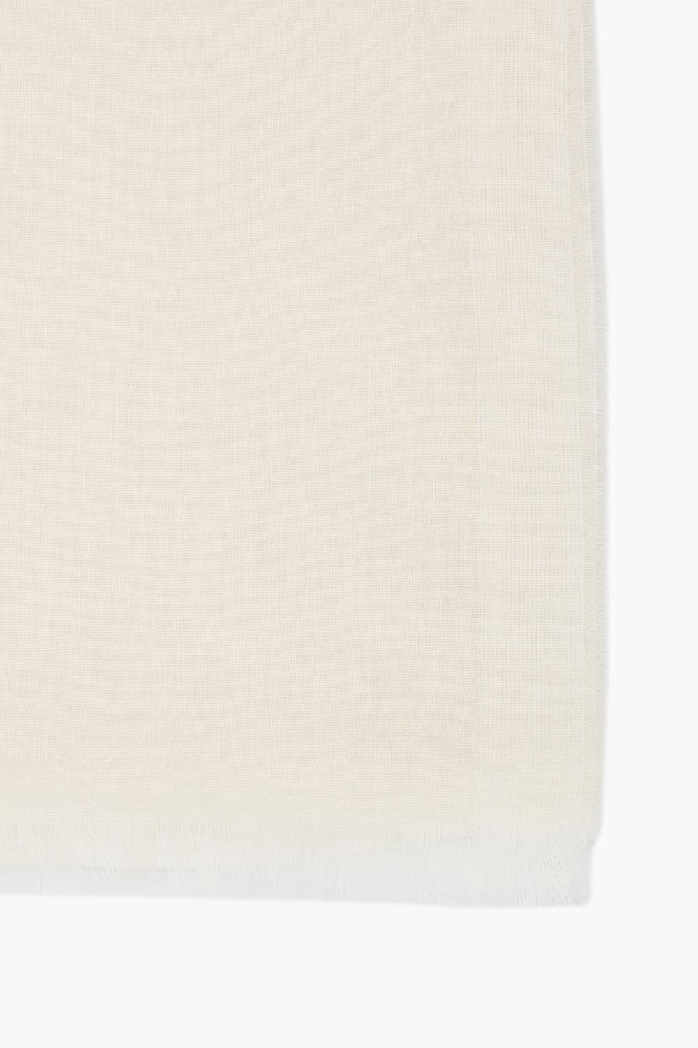 CASH 린넨 베이직 102 아이보리 스카프