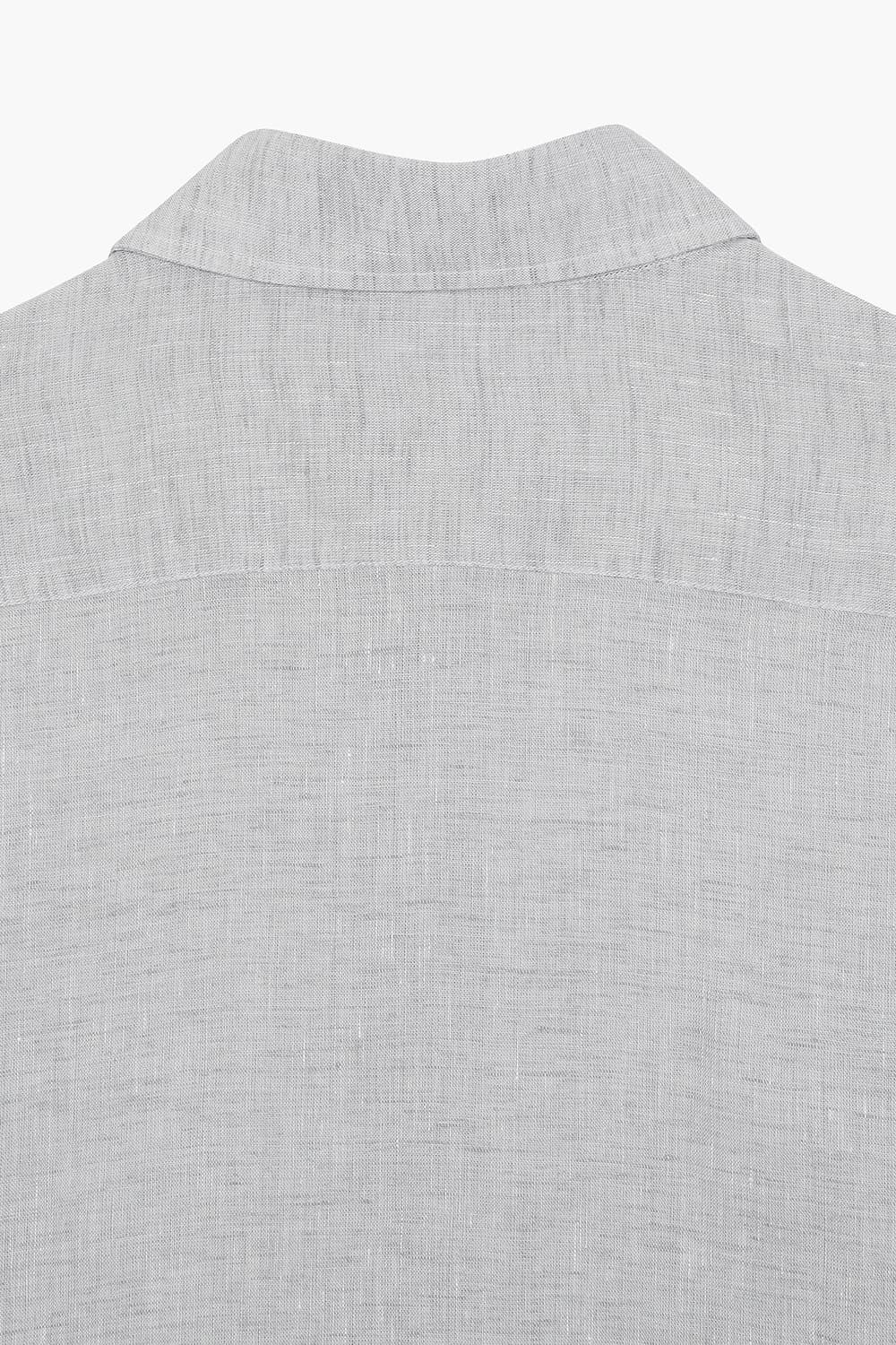 BEAULIEU 코튼 베이직 와이드 카라 311 그레이 셔츠