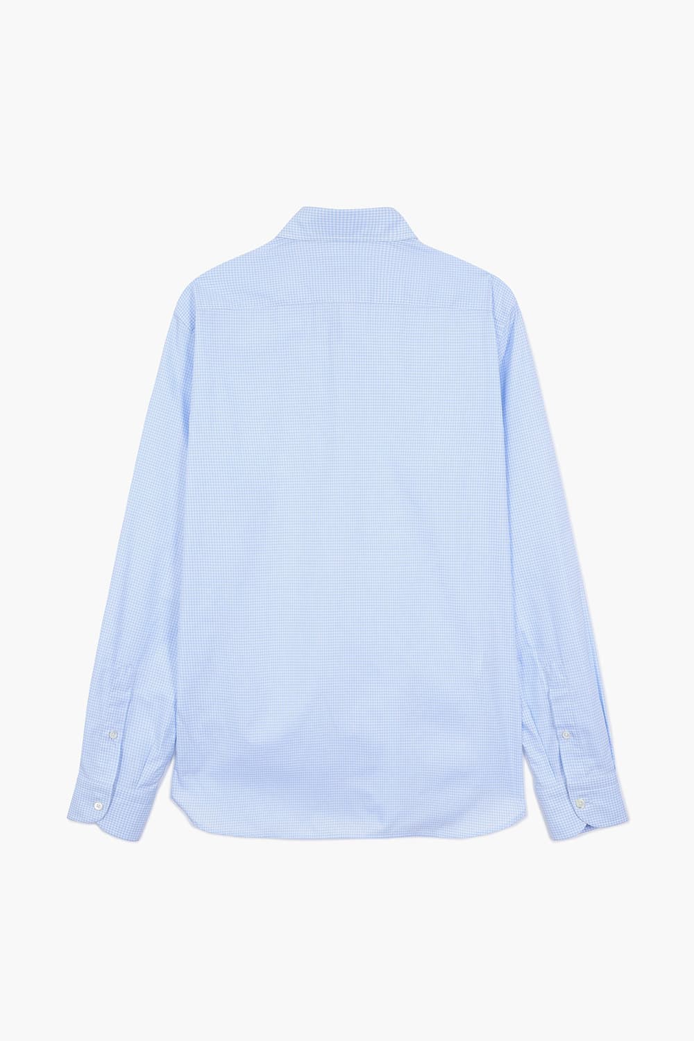 BEAULIEU 코튼 마이크로 깅엄 체크 304 라이트블루 셔츠