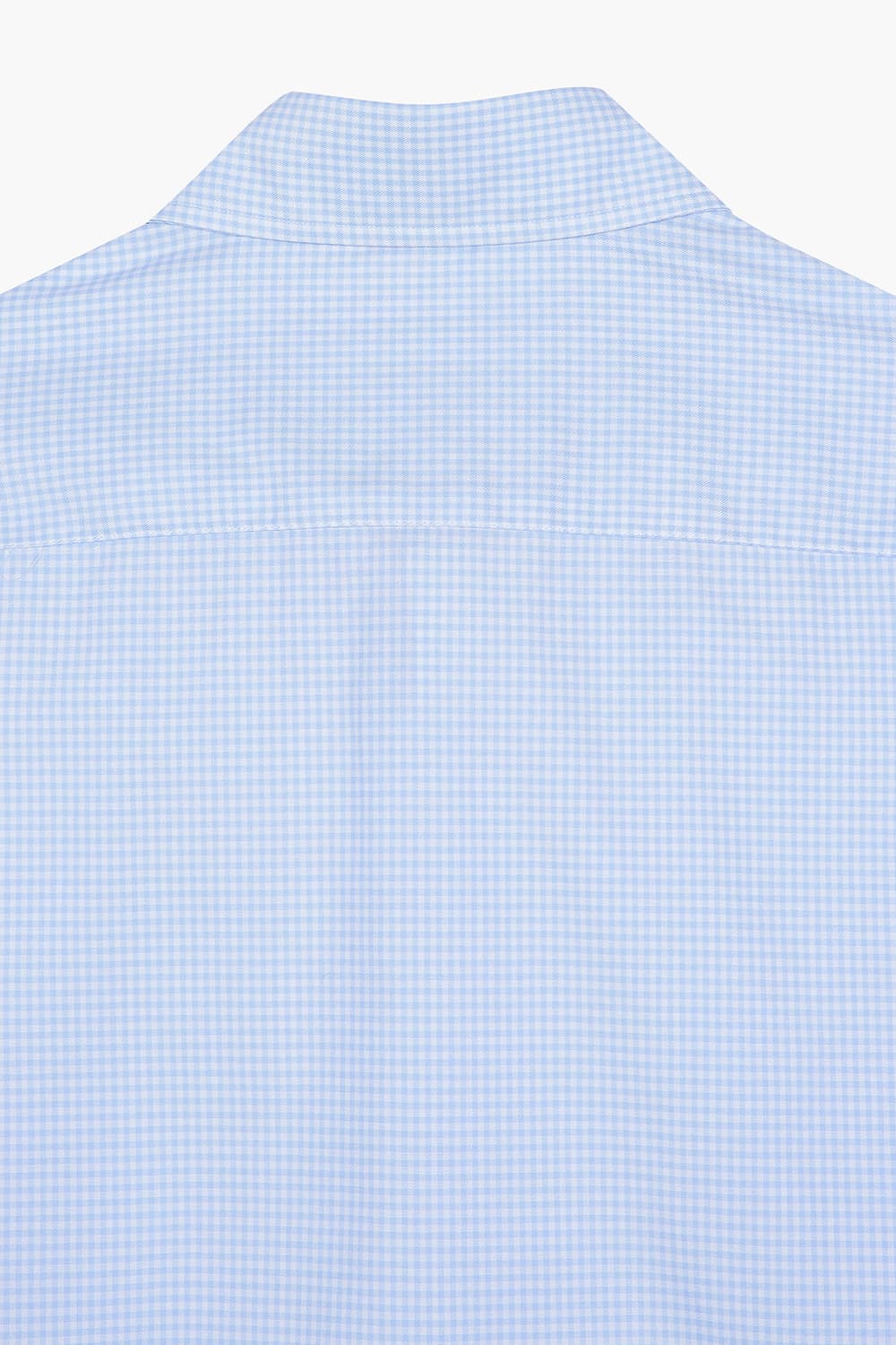 BEAULIEU 코튼 마이크로 깅엄 체크 304 라이트블루 셔츠