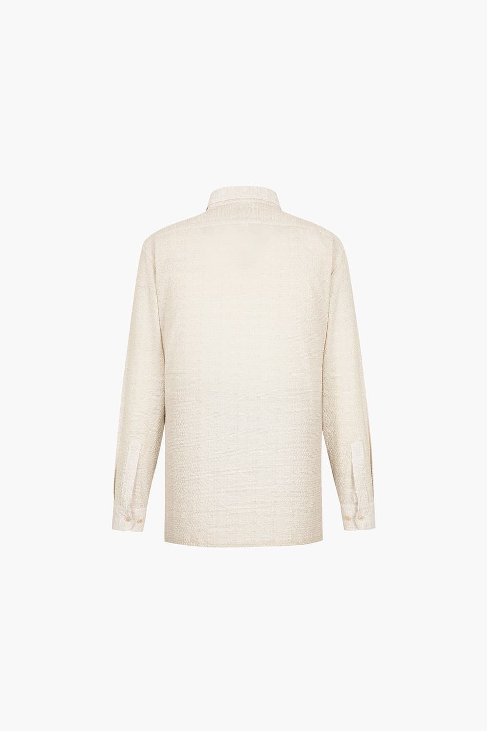 시어서커 미니 체크 120 비즈니스 셔츠 베이지 SE5SM11LS120SBE