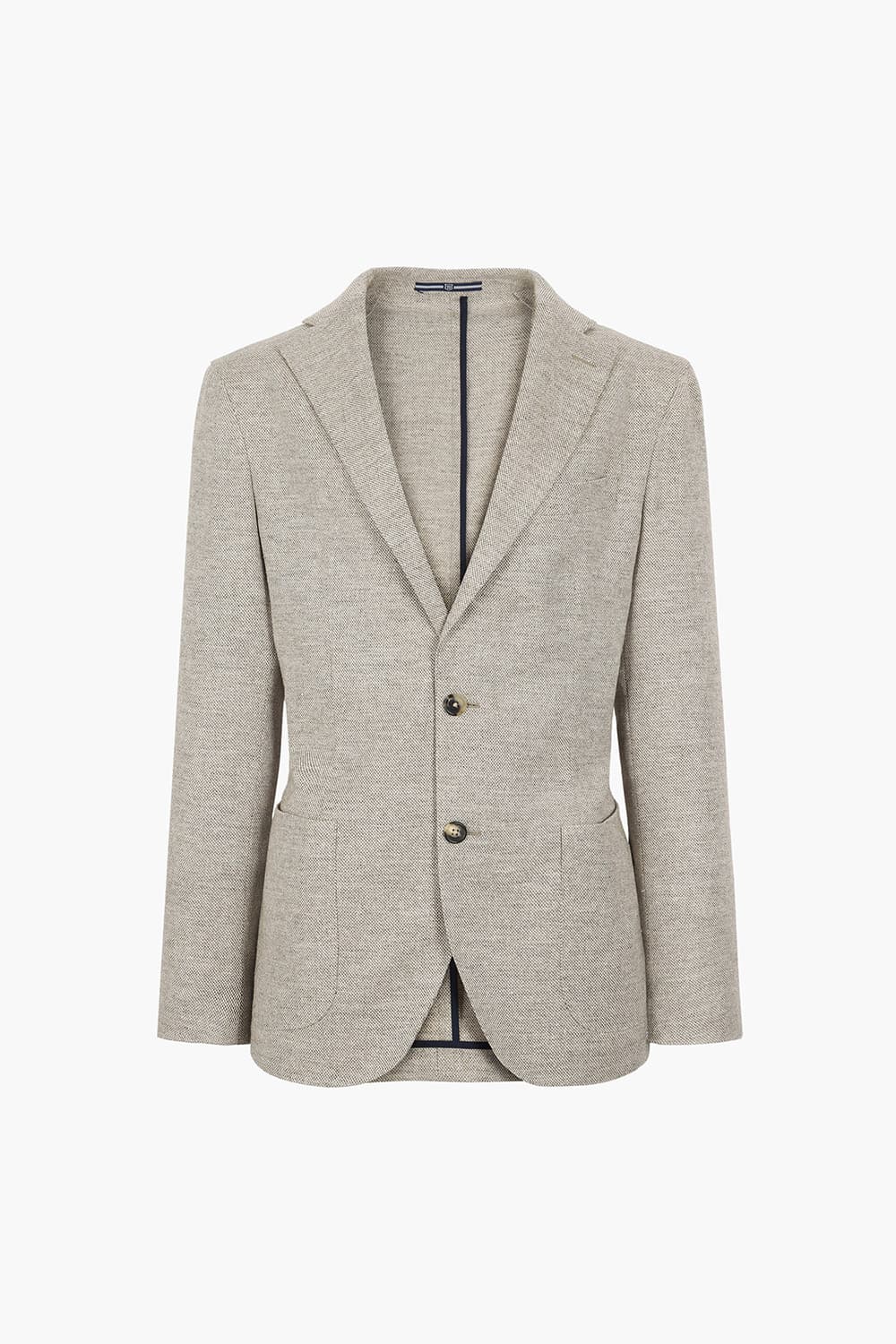 SALENTO 실크 혼방 201 라이트브라운 테일러드 자켓