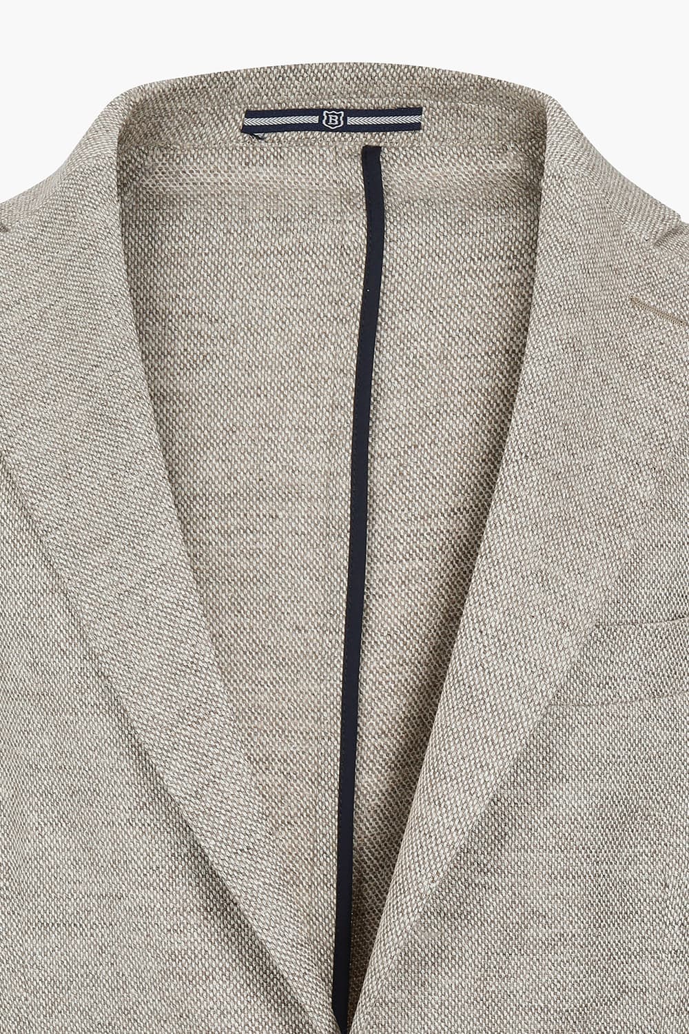 SALENTO 실크 혼방 201 라이트브라운 테일러드 자켓