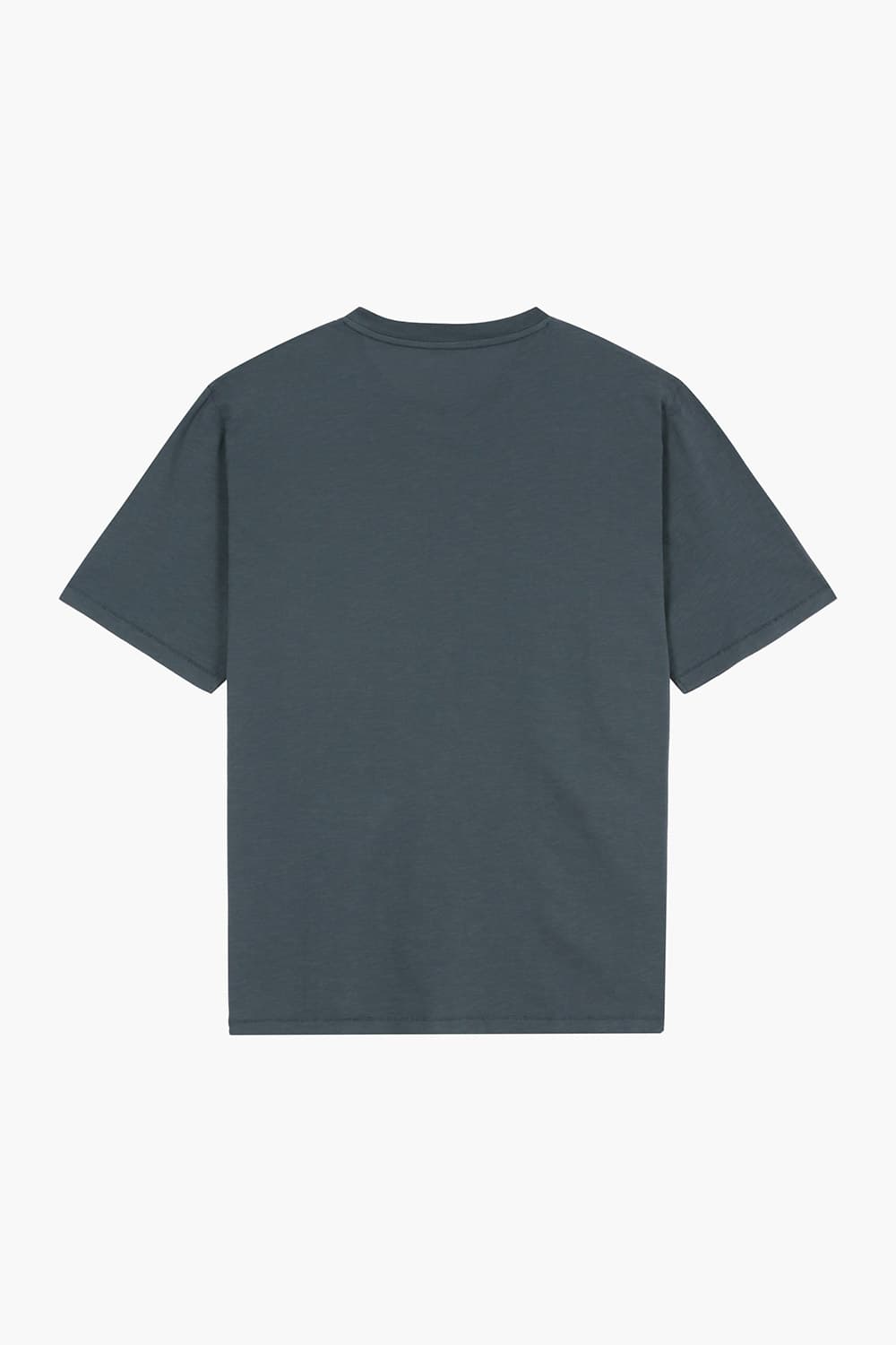 코튼 포켓 크루넥 504 블루그린 반소매 티셔츠