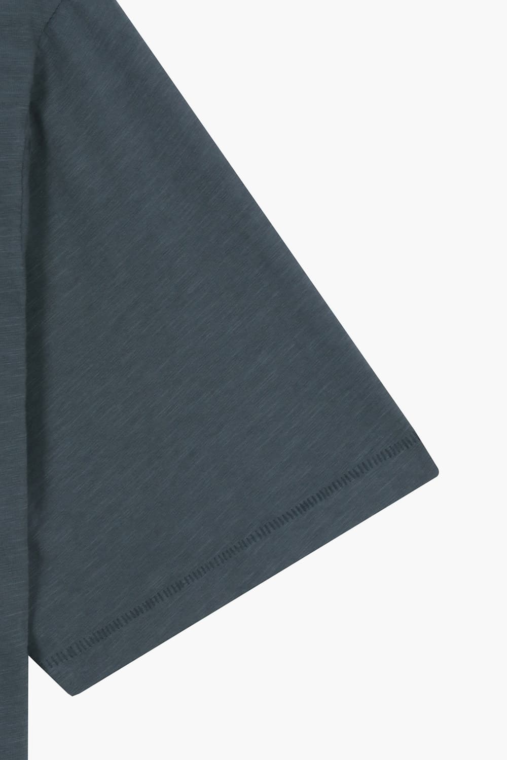 코튼 포켓 크루넥 504 블루그린 반소매 티셔츠