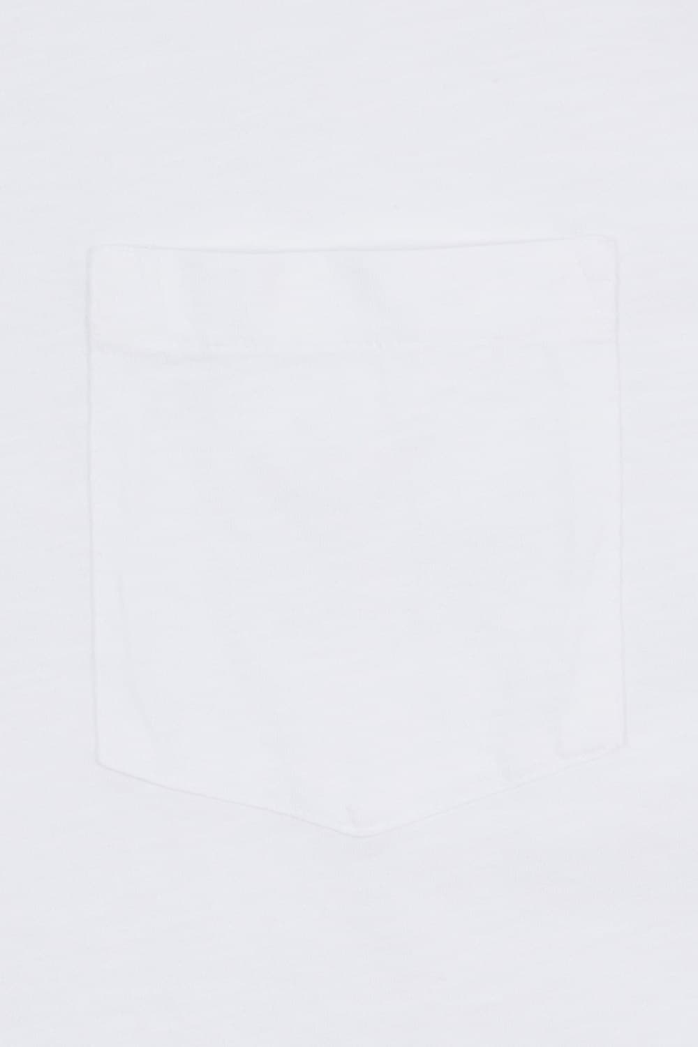 코튼 포켓 크루넥 502 화이트 반소매 티셔츠