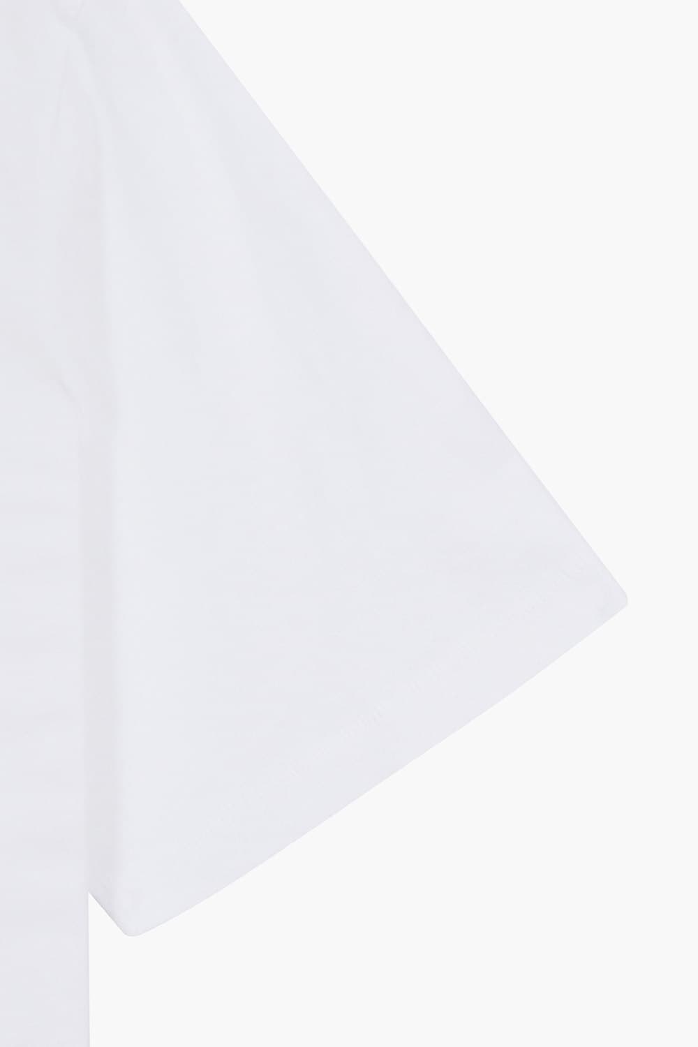 코튼 포켓 크루넥 502 화이트 반소매 티셔츠