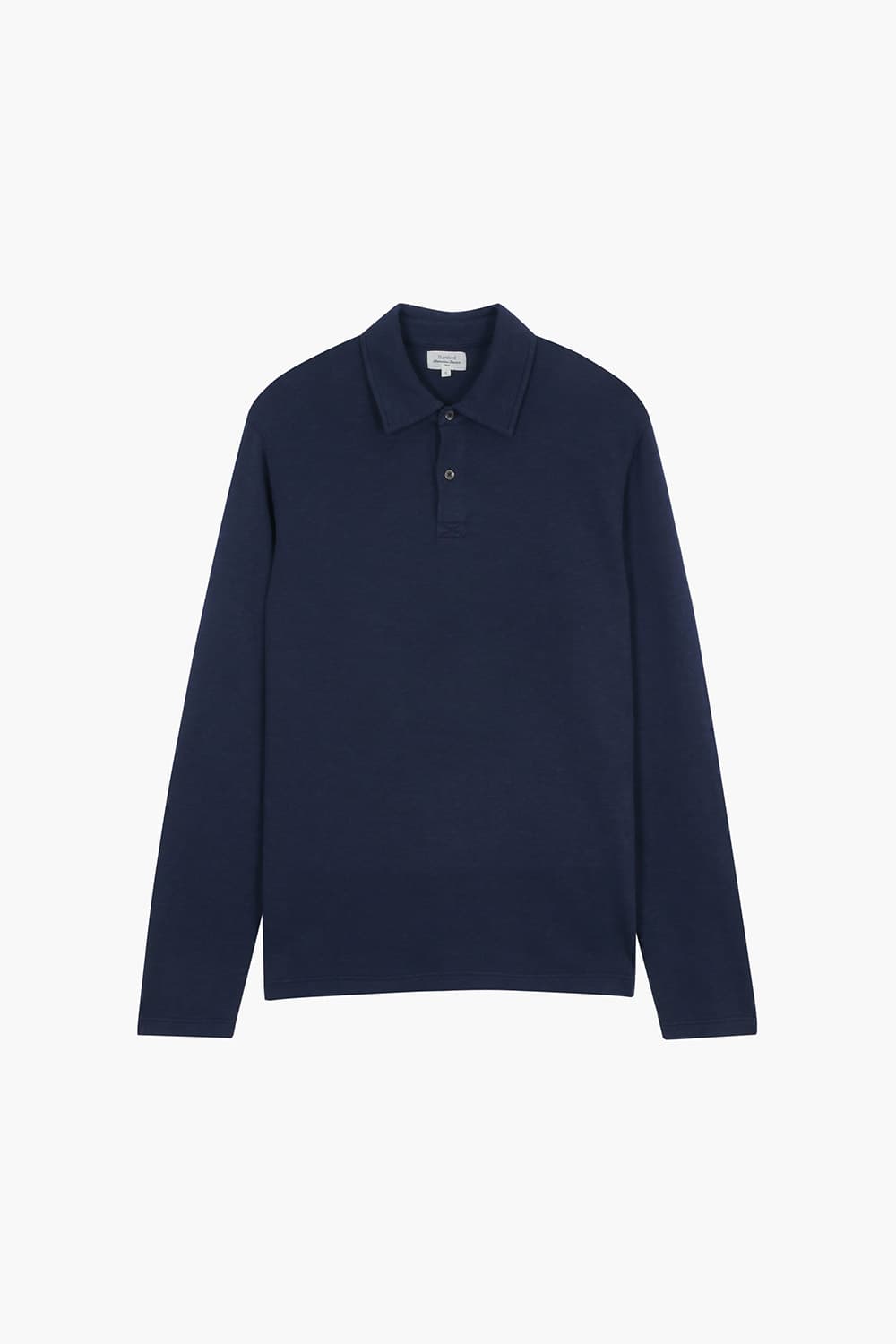 LIGHT 코튼 폴로 105 다크네이비 긴소매 티셔츠