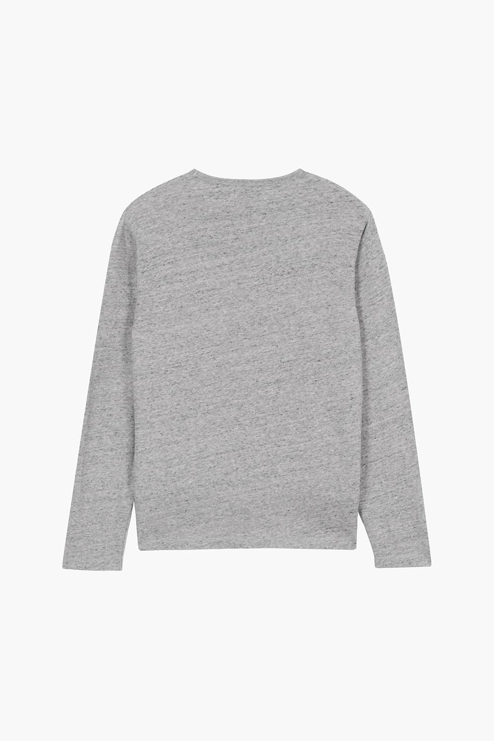 LIGHT 코튼 크루넥 102 라이트그레이 긴소매 티셔츠
