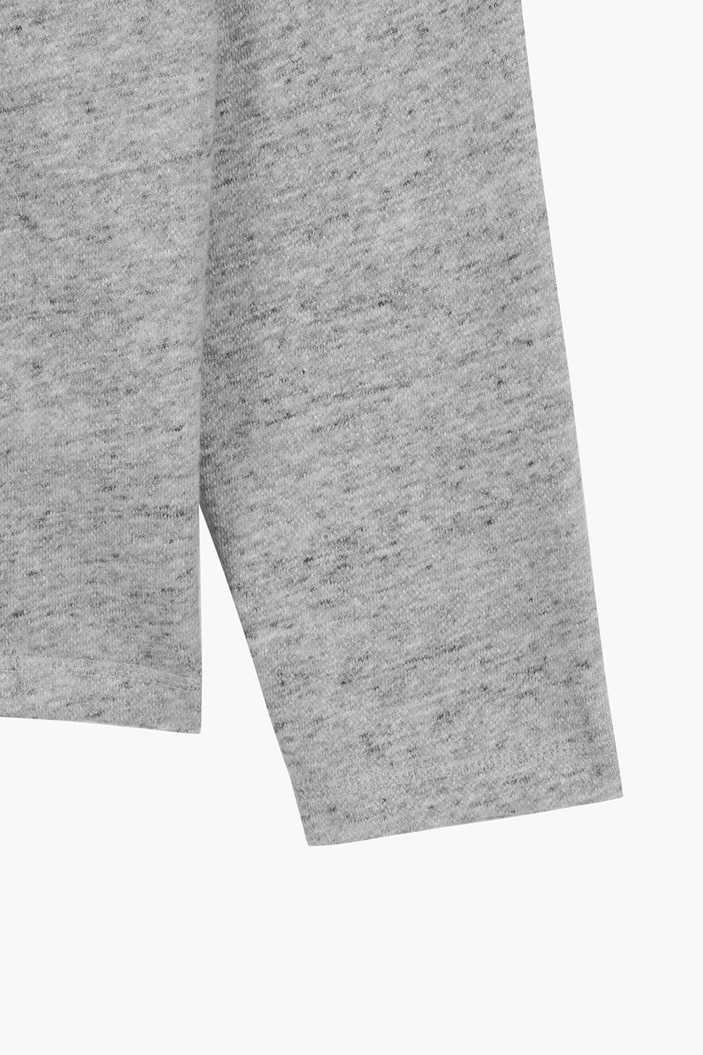 LIGHT 코튼 크루넥 102 라이트그레이 긴소매 티셔츠