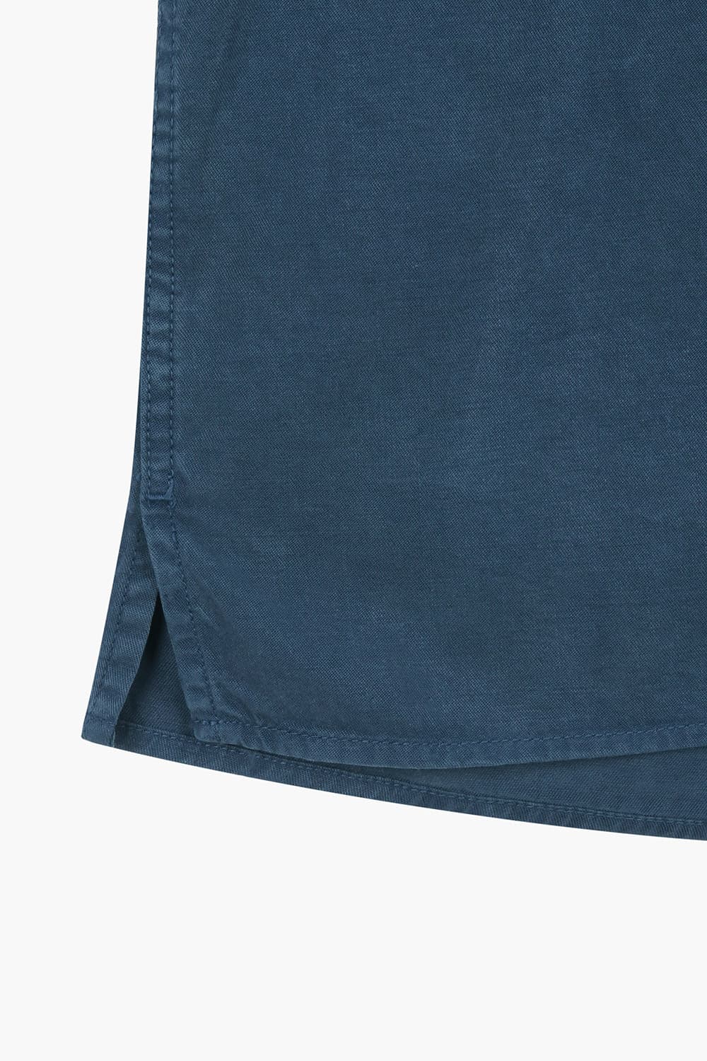 면 혼방 포켓 테일러드 카라 506 네이비 반소매 셔츠