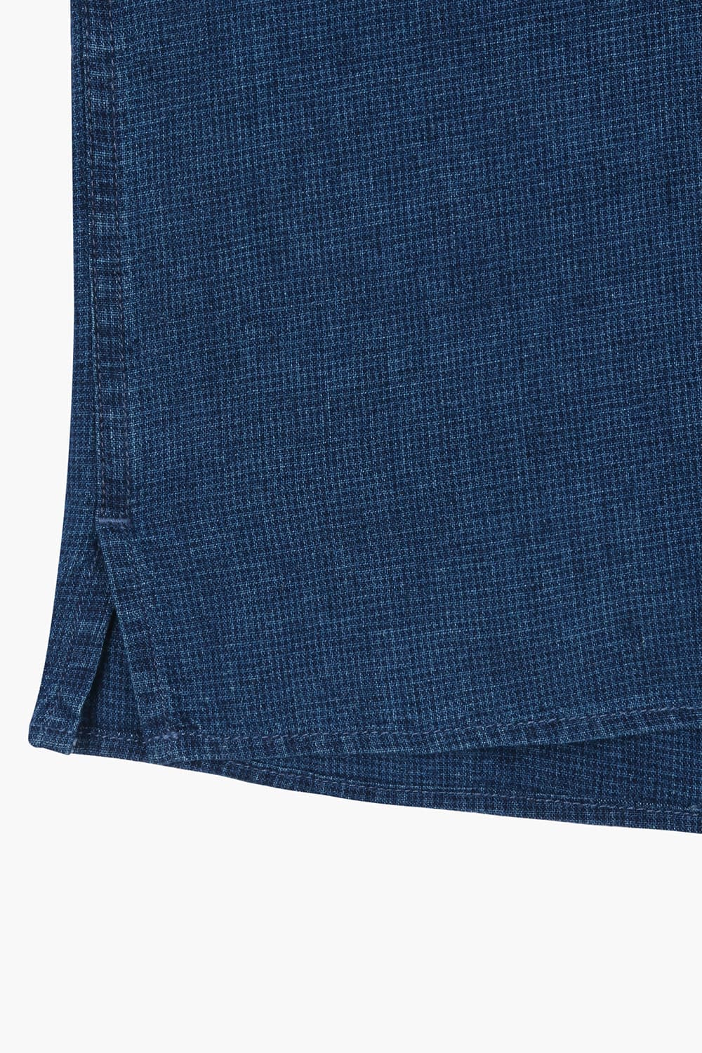 데님 포켓 테일러드 카라 501 네이비 반소매 셔츠