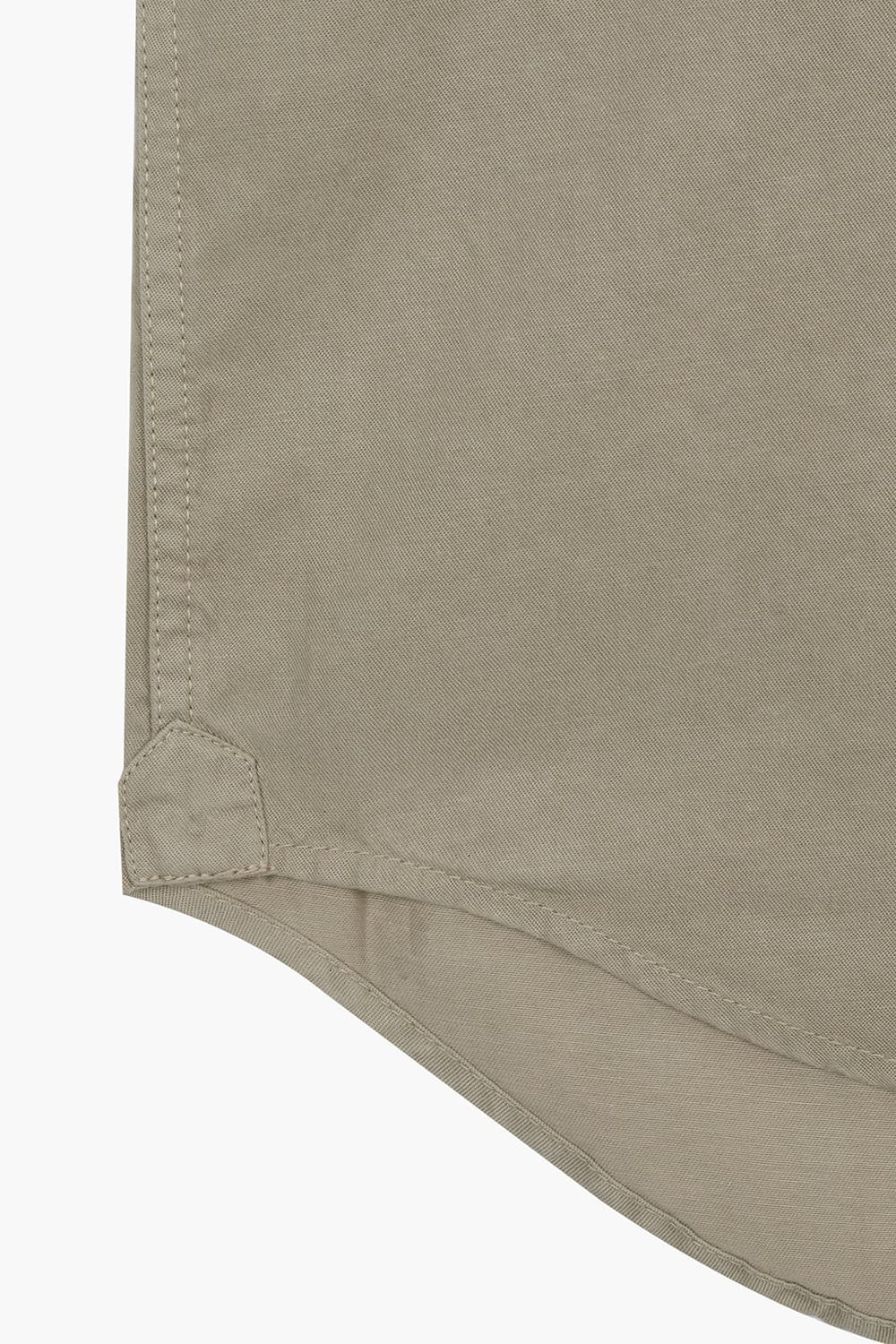 PATROL 면 혼방 버튼 다운 투 포켓 110 라이트카키 셔츠