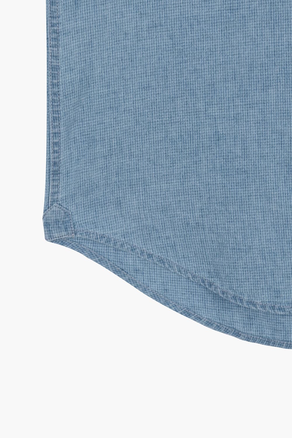 PAUL 린넨 혼방 포켓 109 블루 셔츠