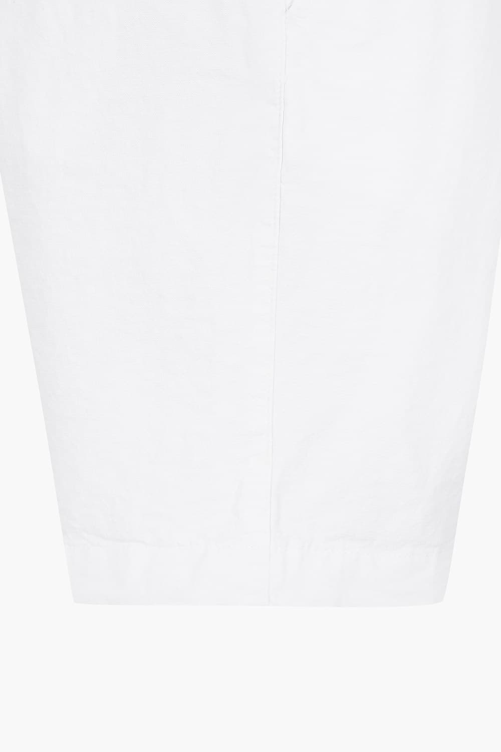 BYRON 린넨 혼방 베이직 507 화이트 쇼츠