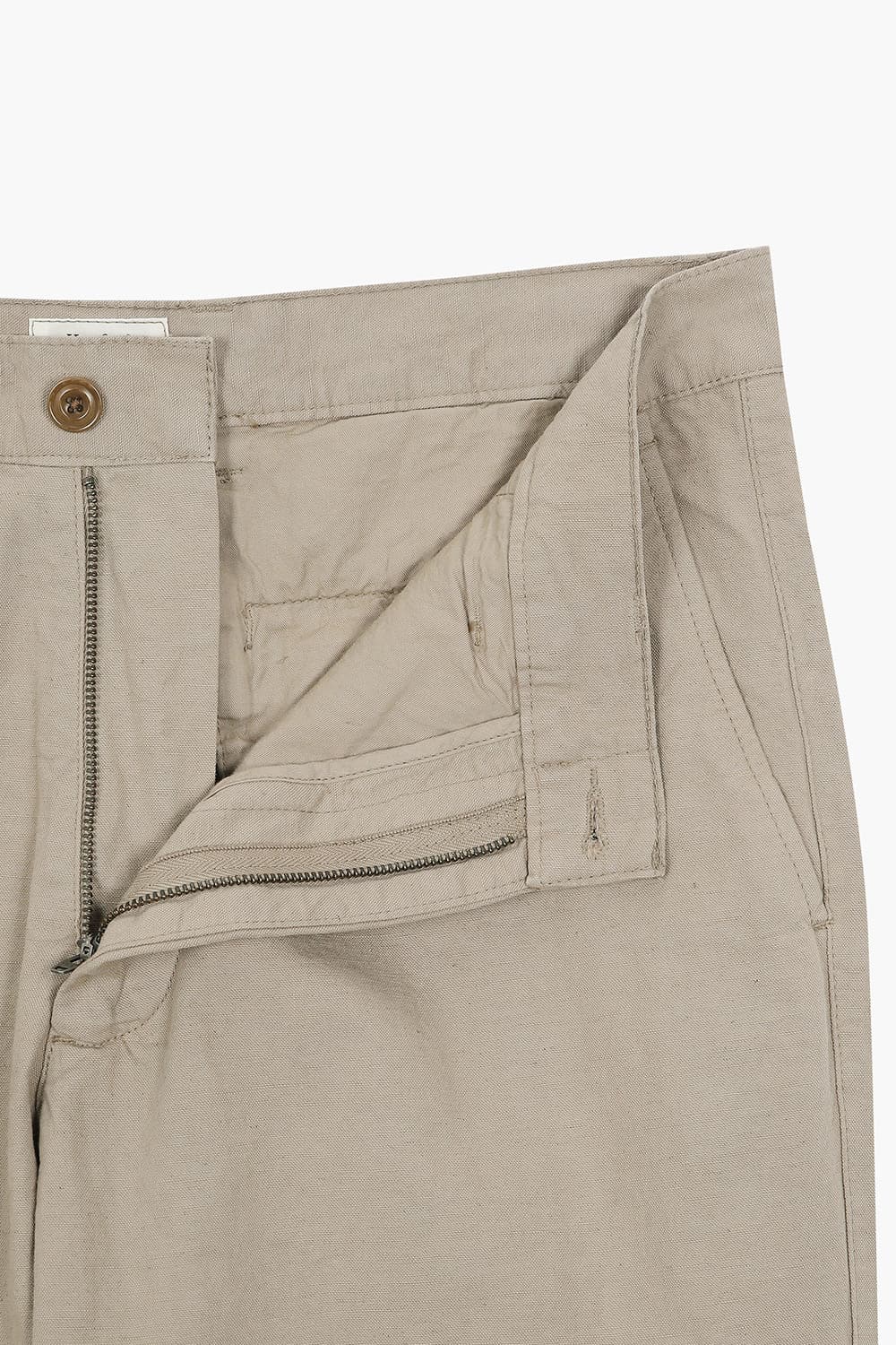 TYRON 린넨 혼방 스트레이트 106 베이지 캐주얼 팬츠