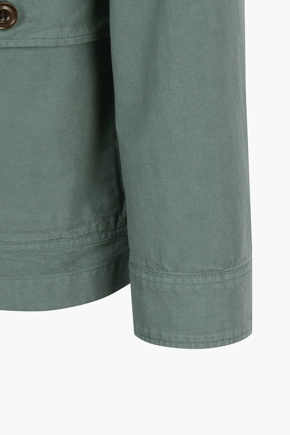 DON 린넨 혼방 투 포켓 셔츠형 108 블루그린 캐주얼 자켓