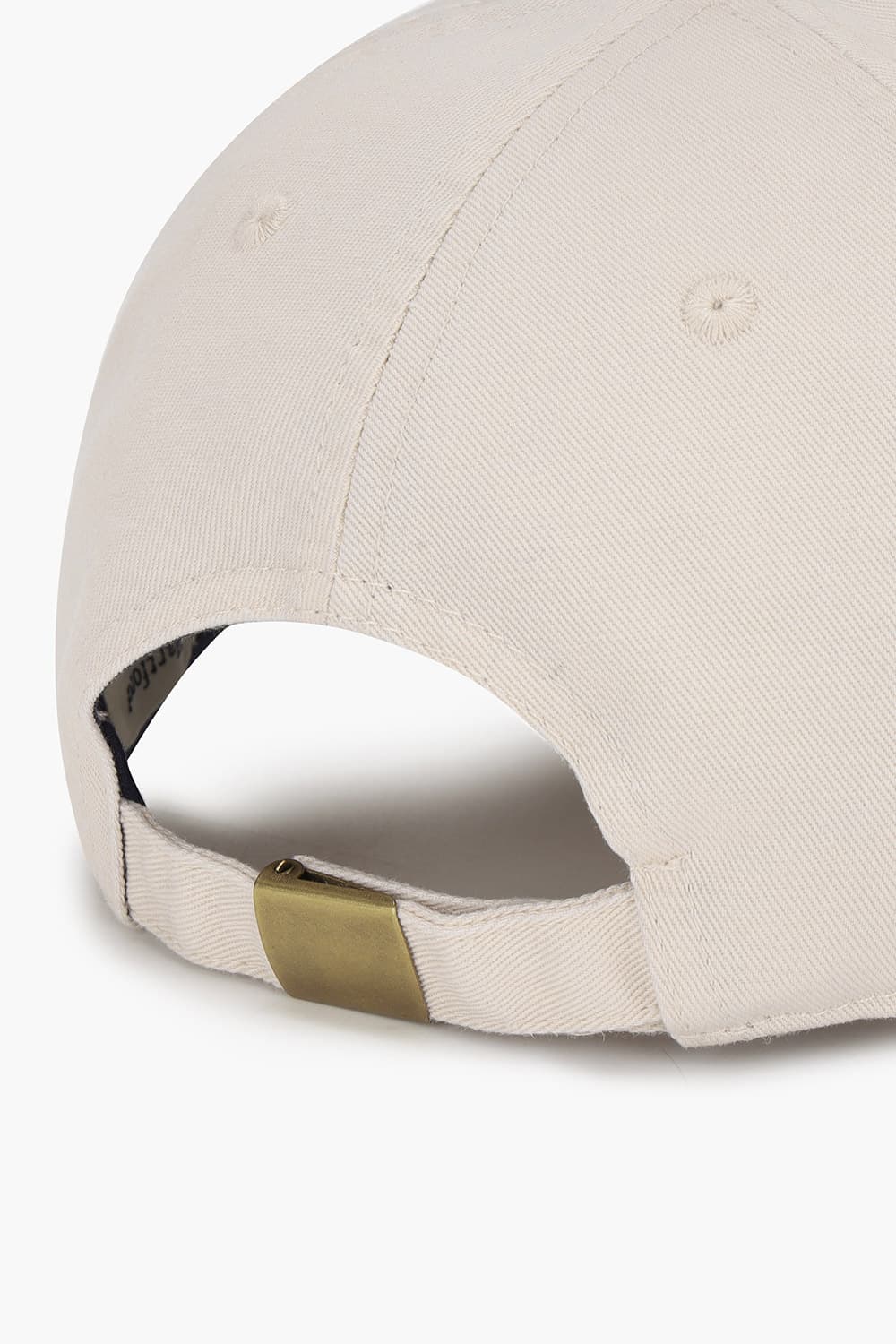 코튼 H 빅 로고 101 라이트베이지 볼캡
