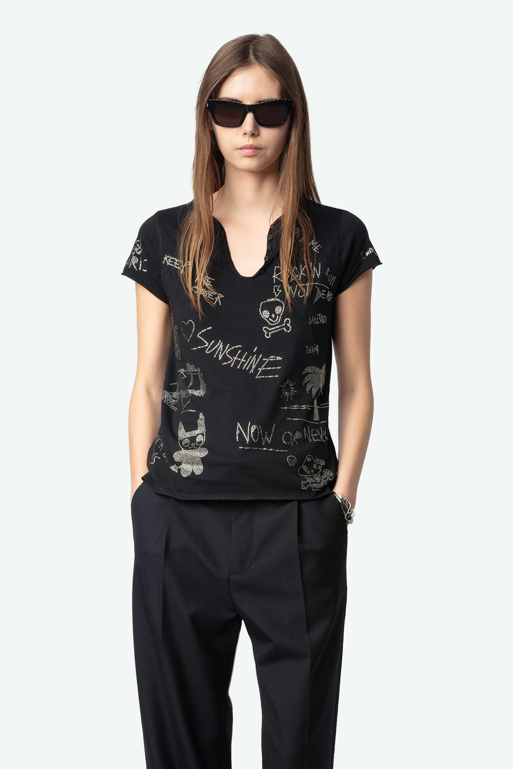 Tunisien Multi Strass T-shirt