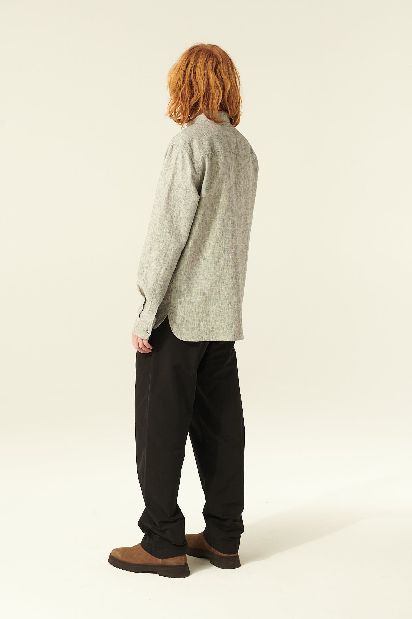 SAMSON 코튼 베이직 103 라이트그레이 셔츠