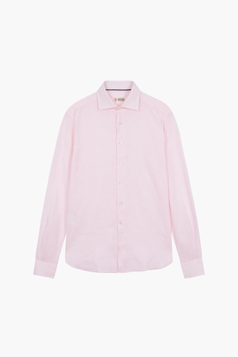 BEAULIEU 린넨 스트라이프 314 라이트핑크 셔츠