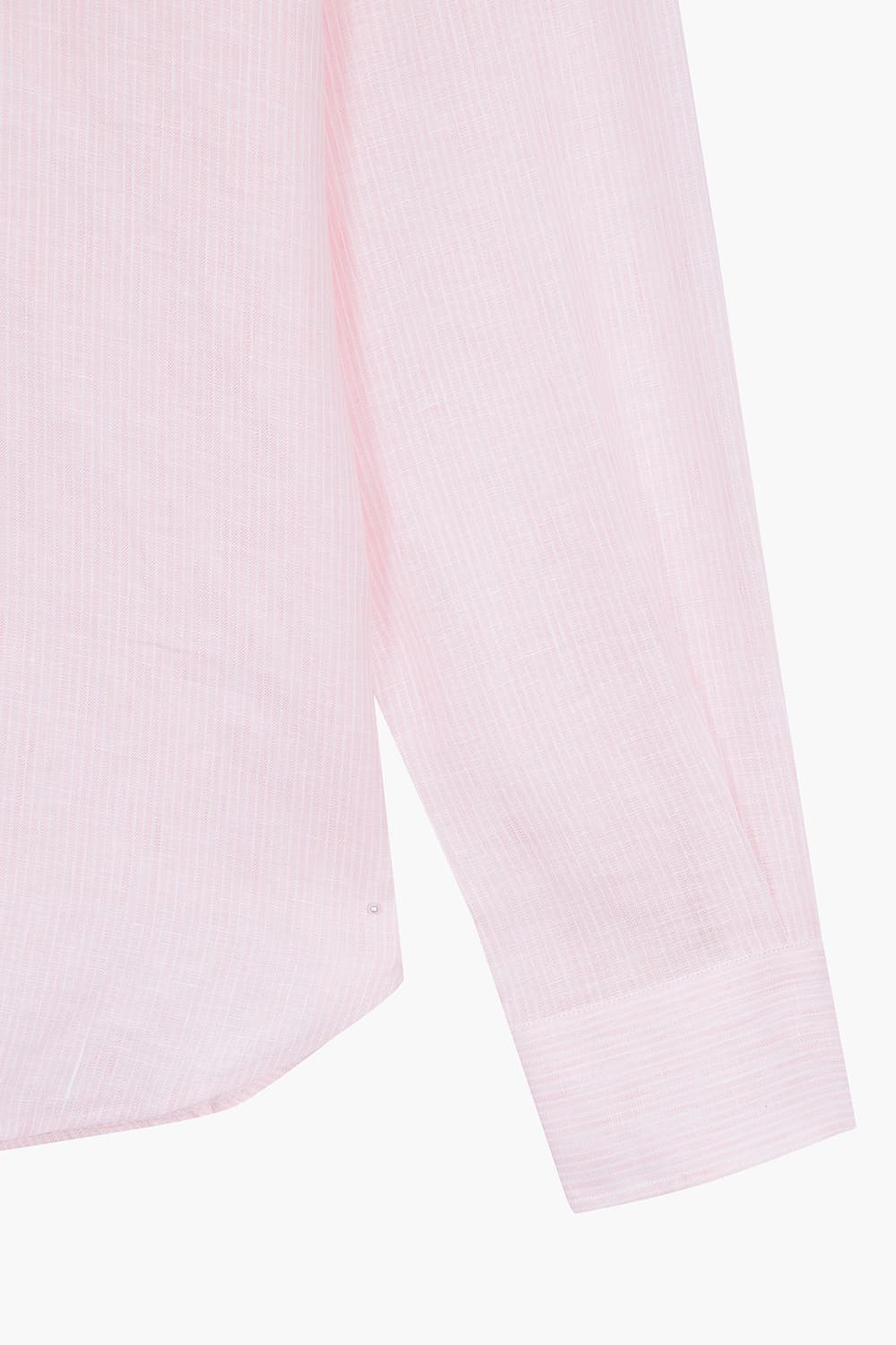 BEAULIEU 린넨 스트라이프 314 라이트핑크 셔츠