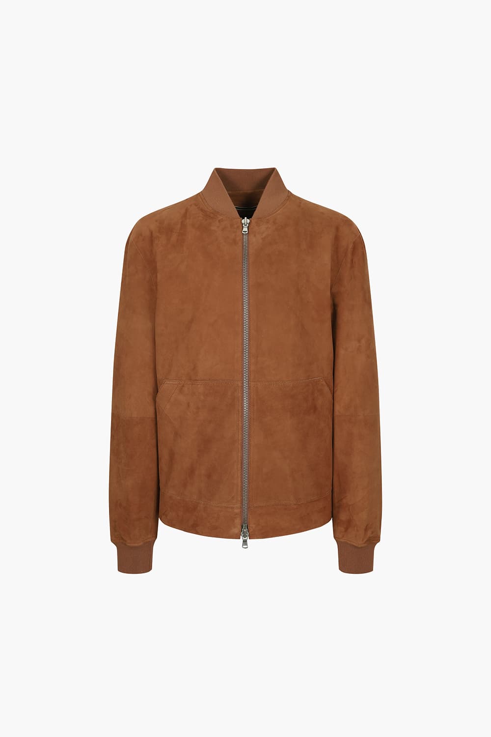 GIUBBINO 램스킨 블루종 가죽 802 레드브라운 점퍼