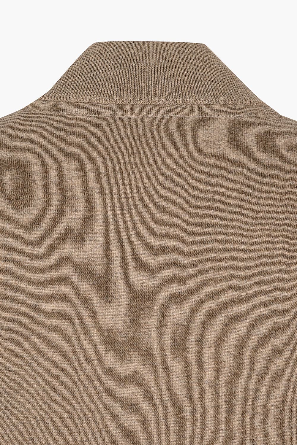 코튼 헨리넥 니트 301 브라운 집업