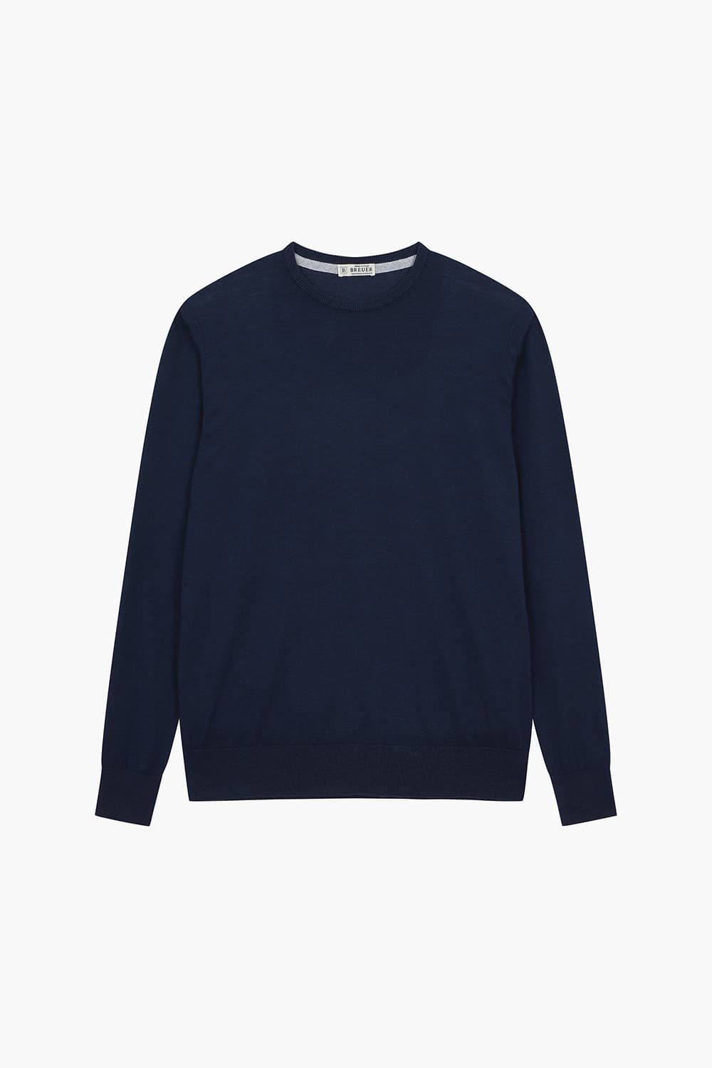 ROND 코튼 크루넥 102 다크네이비 긴소매 니트