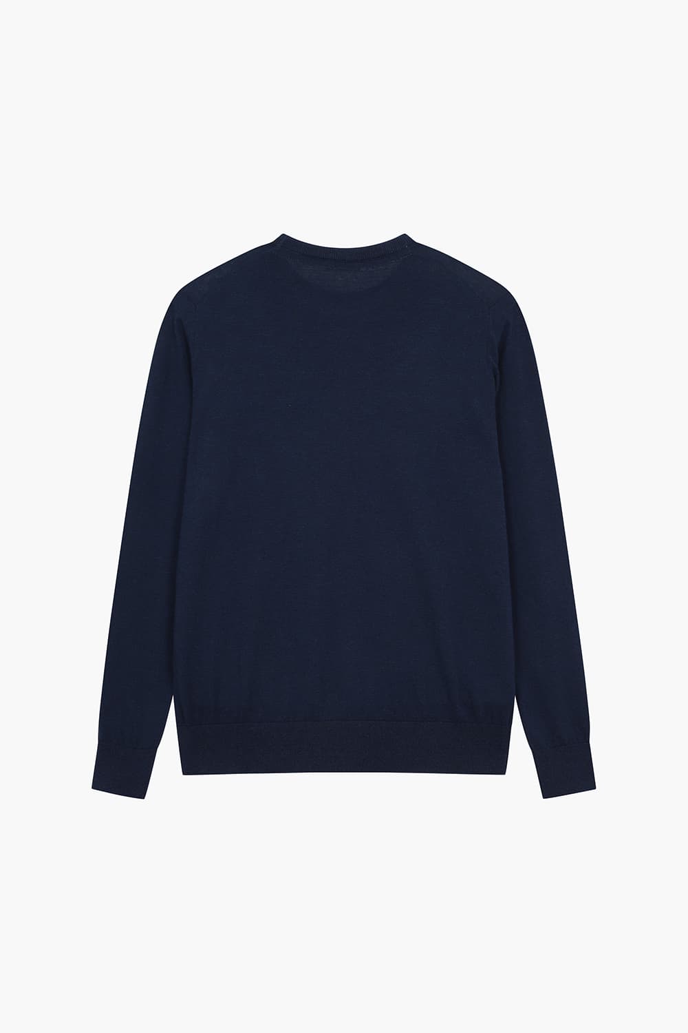 ROND 코튼 크루넥 102 다크네이비 긴소매 니트