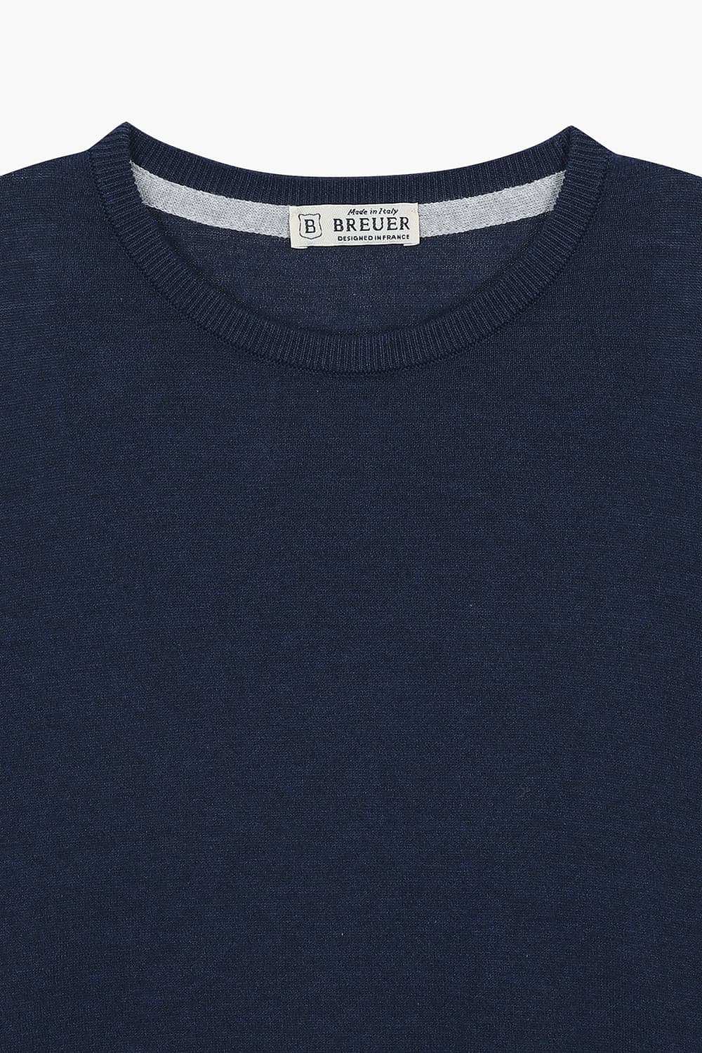 ROND 코튼 크루넥 102 다크네이비 긴소매 니트