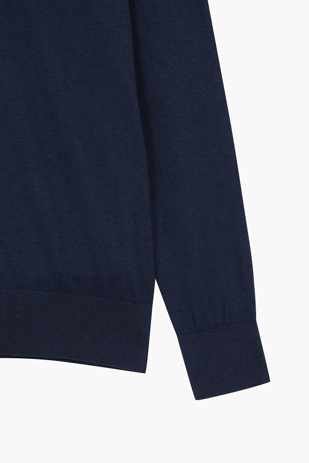 ROND 코튼 크루넥 102 다크네이비 긴소매 니트