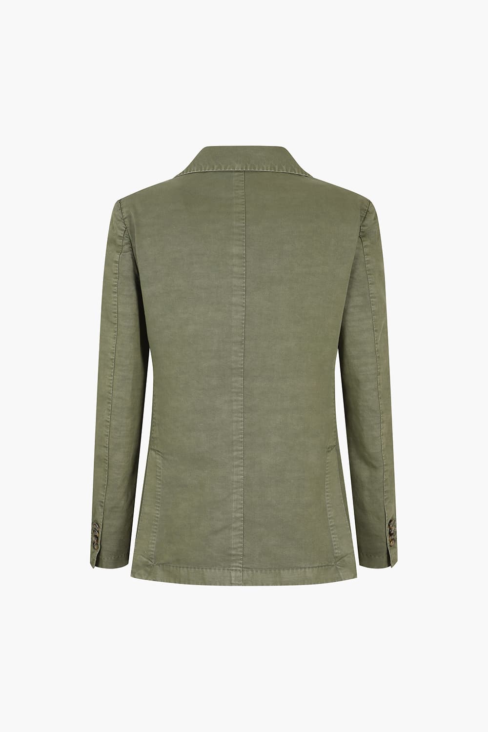 SALENTO 린넨 혼방 102 카키 테일러드 자켓