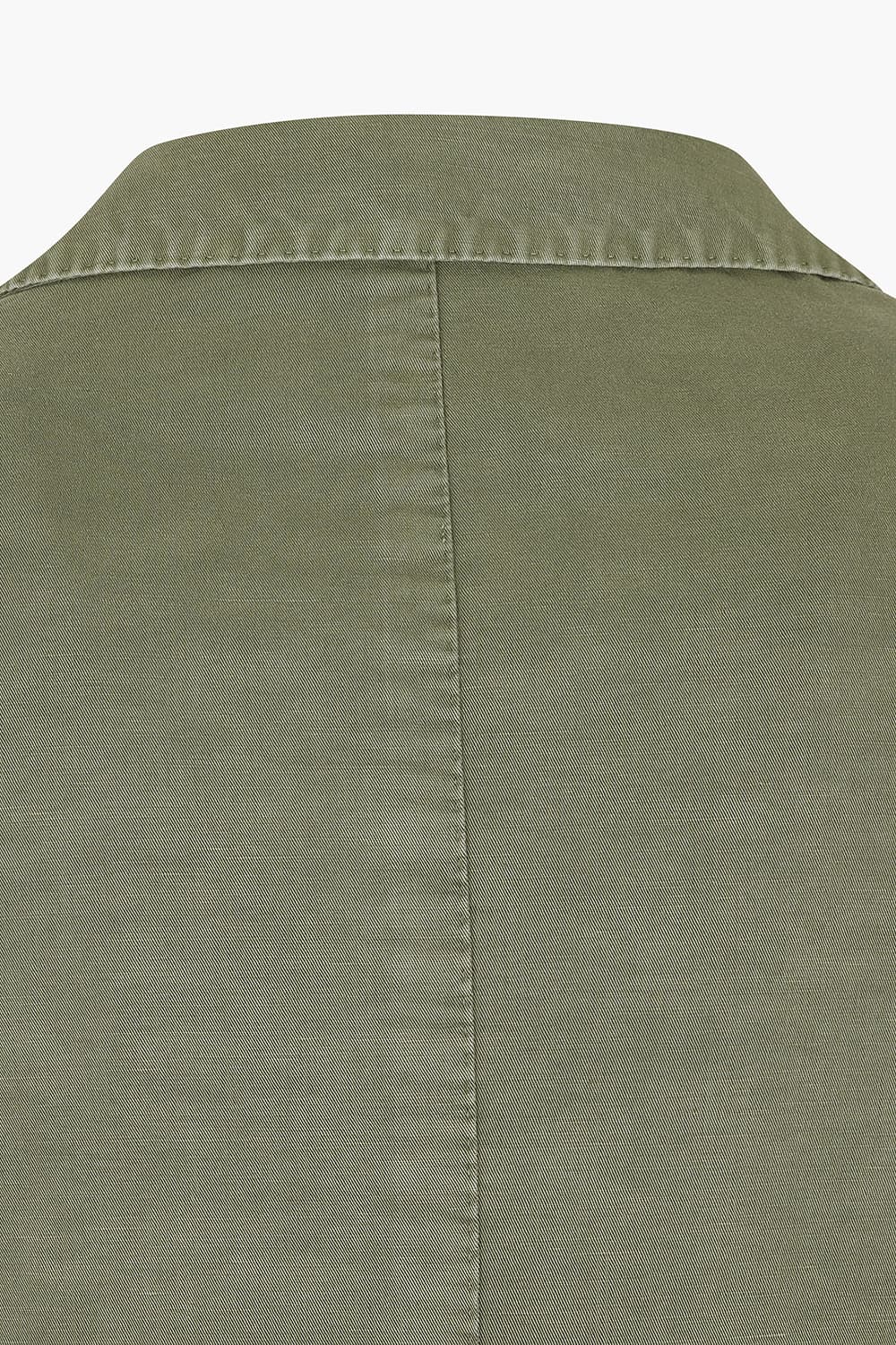 SALENTO 린넨 혼방 102 카키 테일러드 자켓