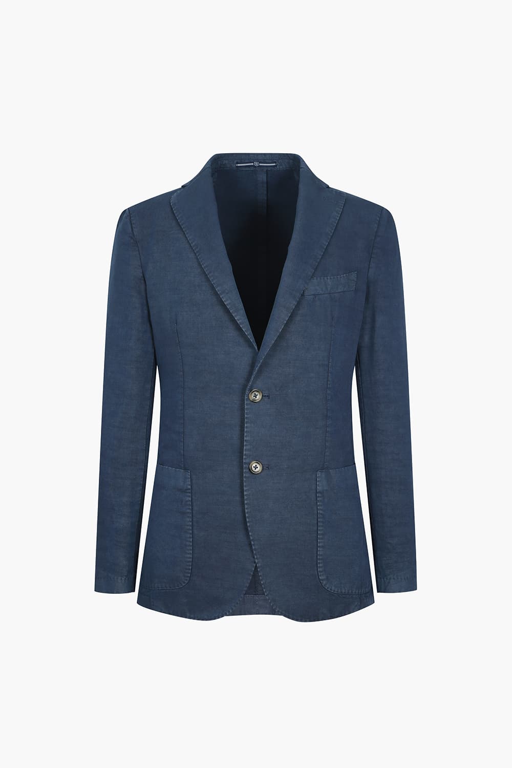 SALENTO 린넨 혼방 102 네이비 테일러드 자켓