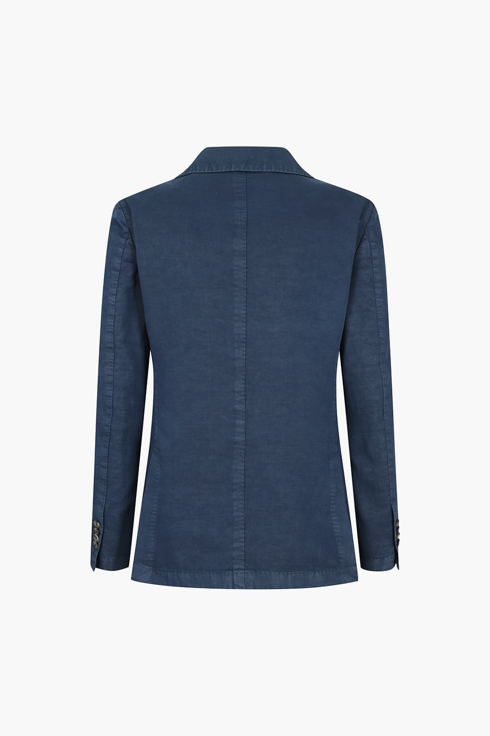 SALENTO 린넨 혼방 102 네이비 테일러드 자켓