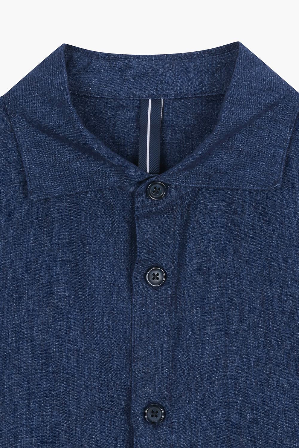 GIACCA 린넨 셔츠형 805 네이비 캐주얼 자켓