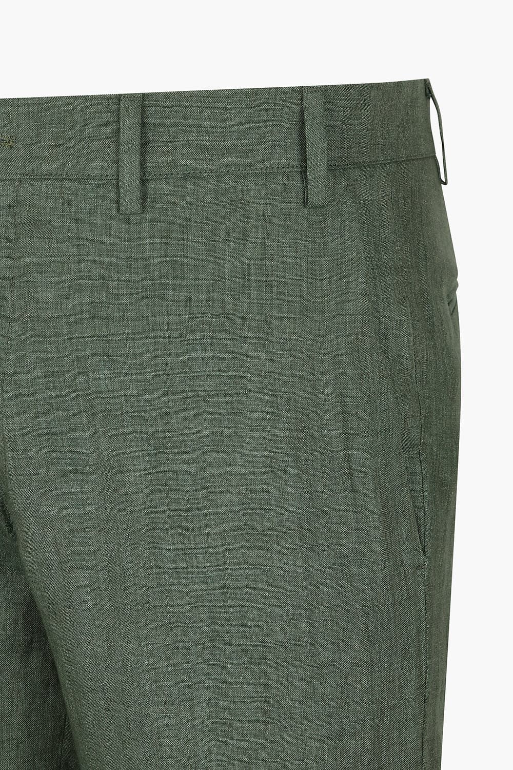 MANIFA 린넨 프리미엄 851 카키 쇼츠