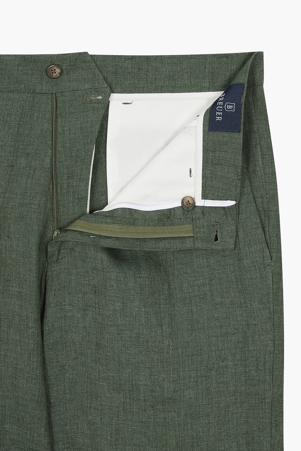 MANIFA 린넨 프리미엄 851 카키 쇼츠